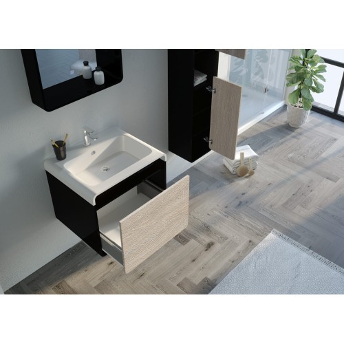 Meuble de salle de bain LUMARZO 600SC-N