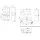 Plan du meuble ARCOLA Scandinave et Blanc