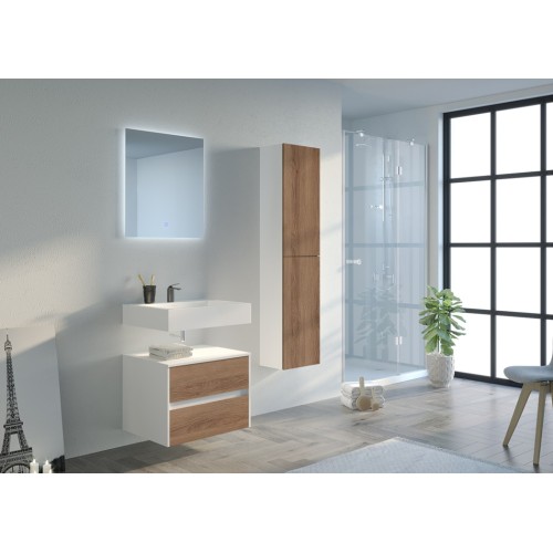 Meuble de salle de bain simple vasque VISENZA 600 SV