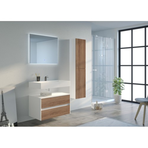 Meuble de salle de bain simple vasque VISENZA 800 SV