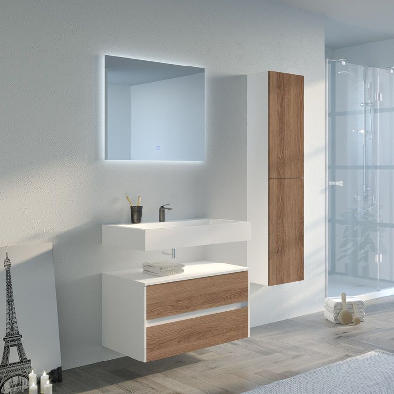 Meuble De Salle De Bain Scandinave Blanc Design Et Tres Pratique