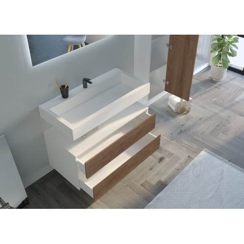 Meuble de salle de bain simple vasque VISENZA 1000 SV