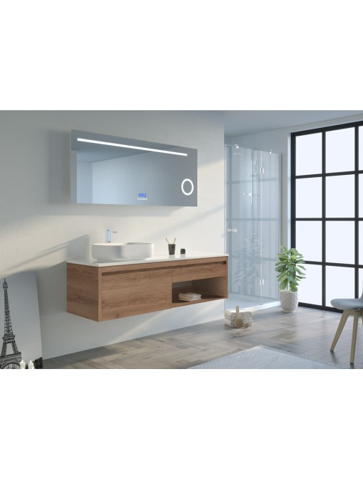 Ensemble miroir et meuble design nordique MAZARA 1600 SV