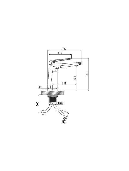 Robinet mitigeur LANTANA LITTLE Chrome