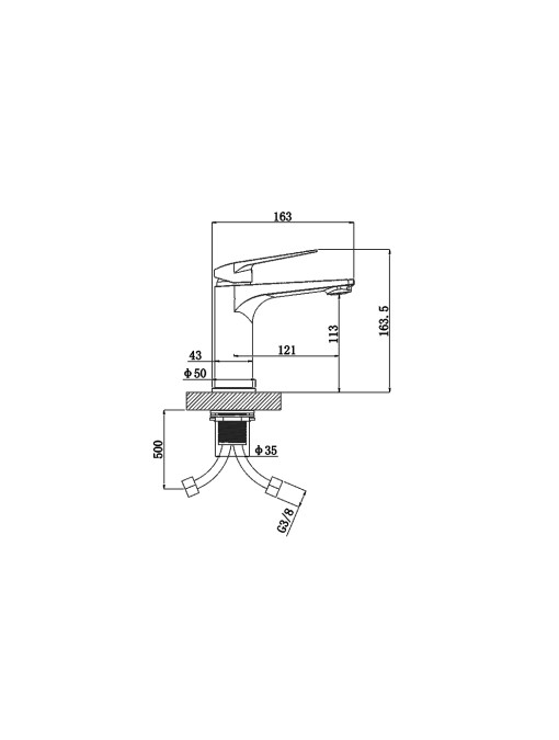 Robinet mitigeur CAPUCINE LITTLE Chrome