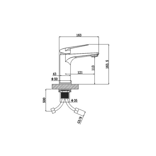 Robinet mitigeur CAPUCINE LITTLE Chrome