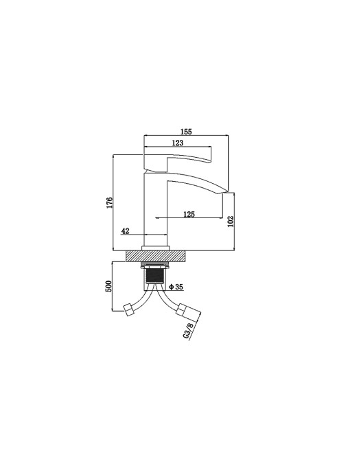 Robinet mitigeur LUNAIRE LITTLE Chrome
