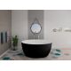 Baignoire îlot acrylique ronde Misa Black