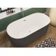 Baignoire îlot Piave Grey