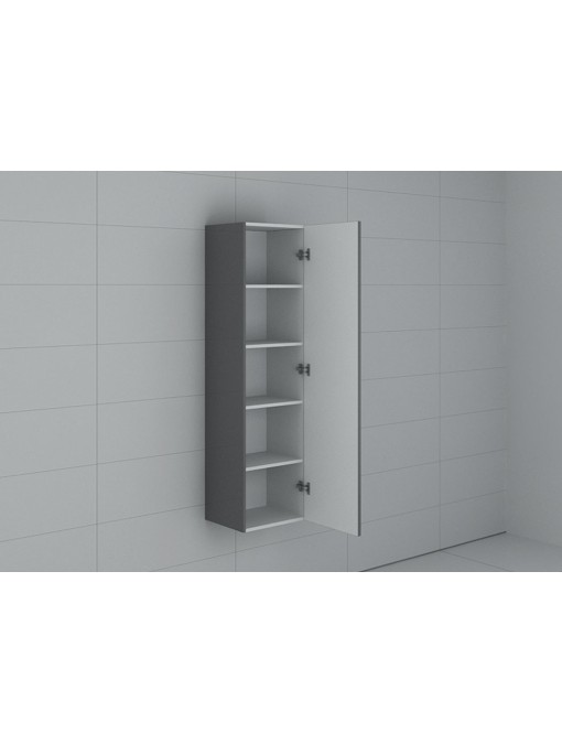 Colonne de rangement PAL150GT salle de bain grise