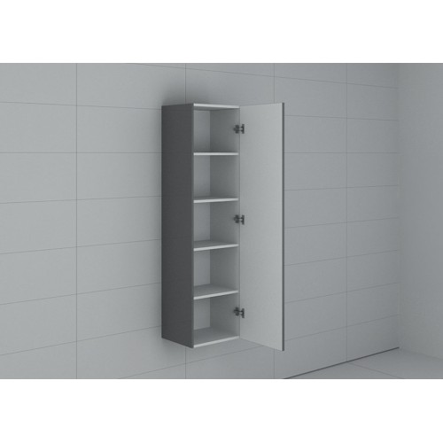 Colonne de rangement PAL150GT salle de bain grise