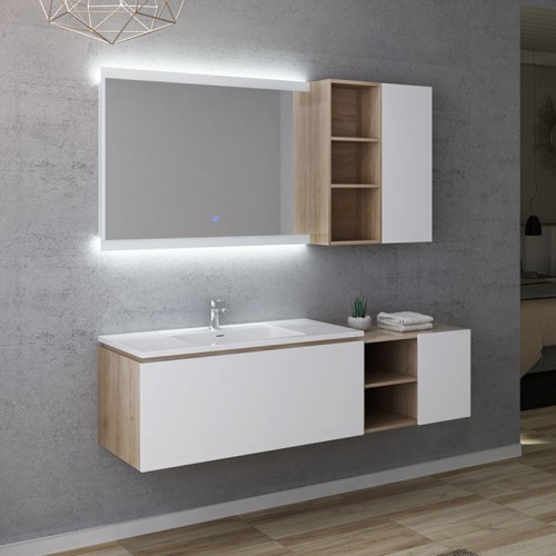 Dimensions Meuble simple vasque ALASSIO 1000