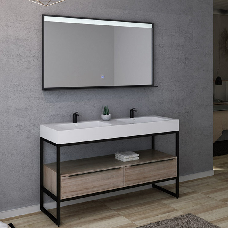 Meuble de salle de bain LAMEZIA 1400 Scandinave