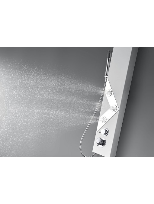 Microjets massant en action sur la colonne d'hydromassage A216-2
