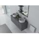 Meuble de salle de bain CARSOLI Gris taupe