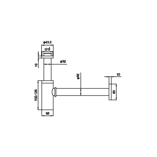 Siphon de lavabo TW2205