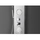Colonne de douche hydromassante ES010 en inox finition brossé