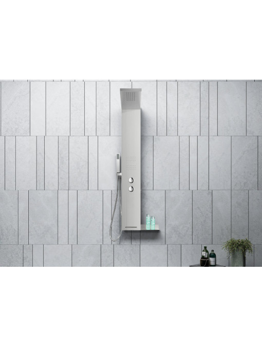 Colonne de douche hydromassante GS010 tout en inox