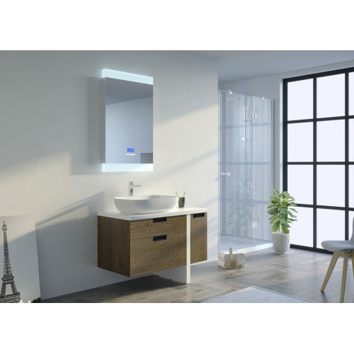 Ensemble de salle de bain SCARLINO 1000 Chêne Grisé