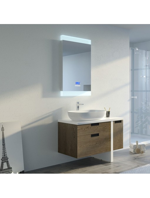 Ensemble de salle de bain SCARLINO 1000 Chêne Grisé