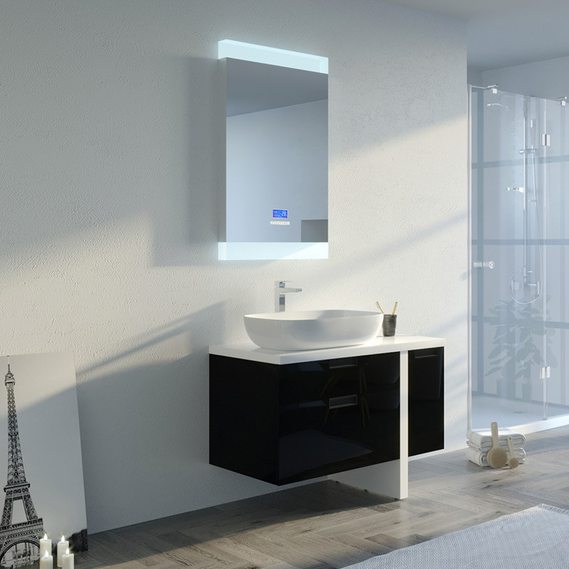 Meuble de salle de bain SCARLINO 1000 Noir