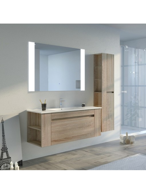 Meuble simple vasque BOVALINO 1200 Scandinave