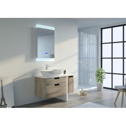 Meuble de salle de bain SCARLINO 1000 Scandinave avec pied