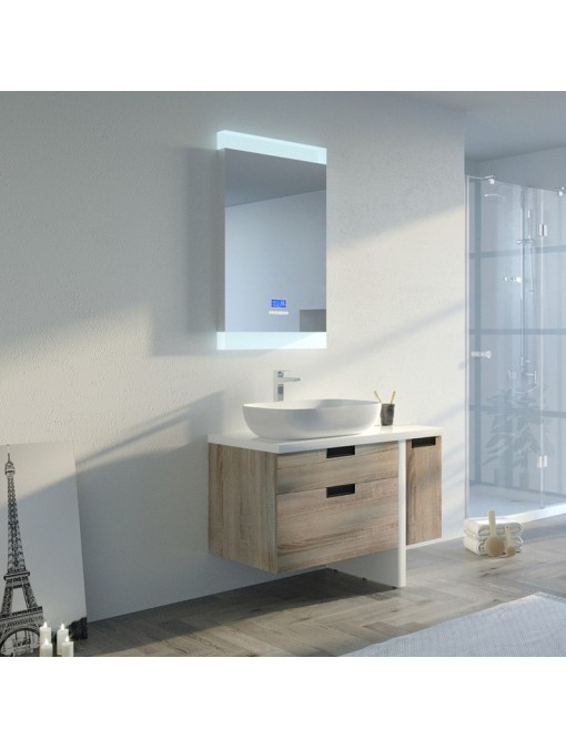 Meuble de salle de bain SCARLINO 1000 Scandinave avec pied