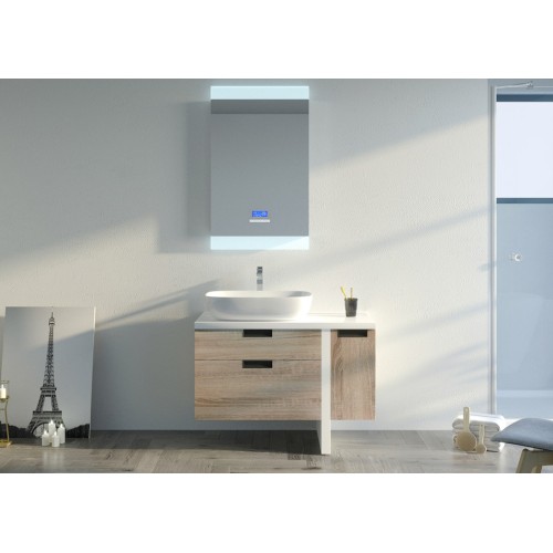 Meuble de salle de bain SCARLINO 1000 Scandinave avec pied