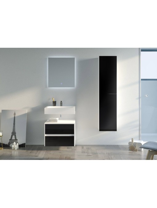 Meuble de salle de bain VISENZA 600 Noir