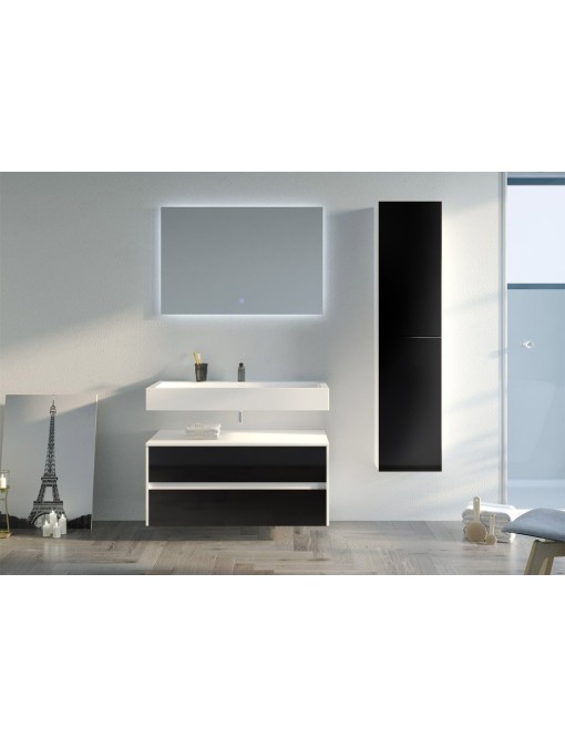 Ensemble Meuble de salle de bain VISENZA 1000 Noir