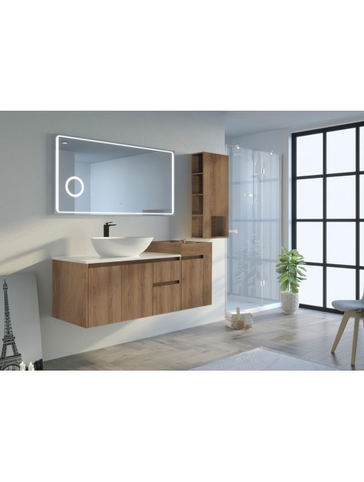 Meuble salle de bain AVEZZANO 1400 Scandinave vintage