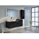 Meuble salle de bain AVEZZANO 1400 Noir