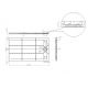 Plan receveur ALICANTE Blanc 120x80cm