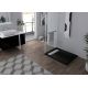 Receveur de douche rectangulaire ALICANTE Noir 100x80cm