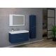 Meuble simple vasque tendance CALABRO 1000 Bleu saphir