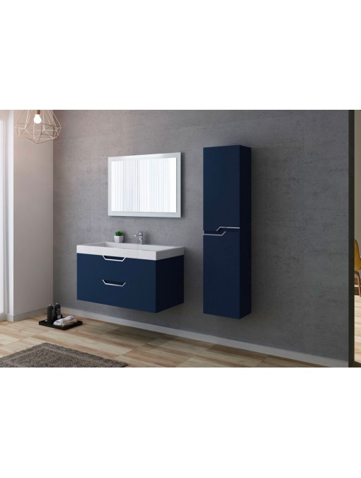 Meuble de salle de bain CALABRO 1000 Bleu saphir