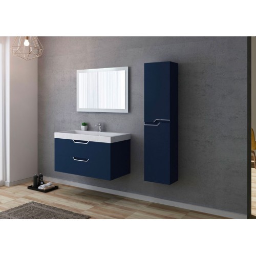 Meuble de salle de bain CALABRO 1000 Bleu saphir