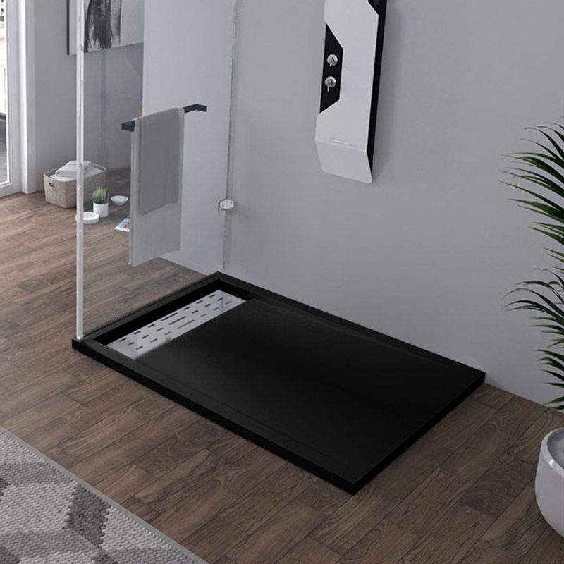 Receveur de douche en Gel coat ALICANTE Noir 120x90cm