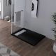 Receveur de douche en Gel coat ALICANTE Noir 100x80cm