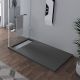 Receveur de douche en Gel coat ALICANTE Graphite 140x90cm