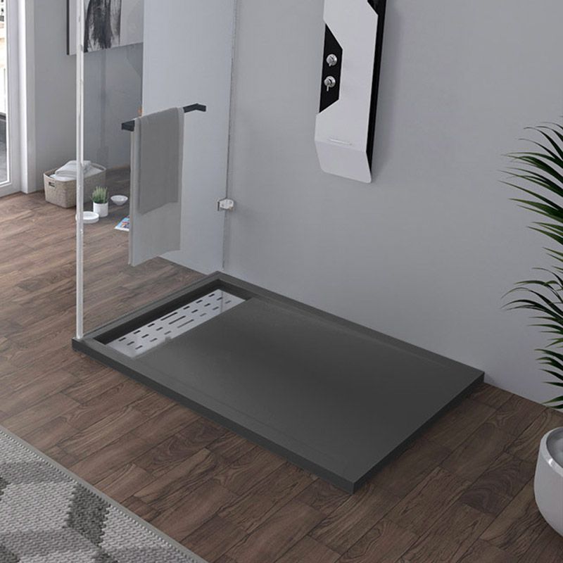 Receveur de douche en Gel coat ALICANTE Graphite 120x90cm