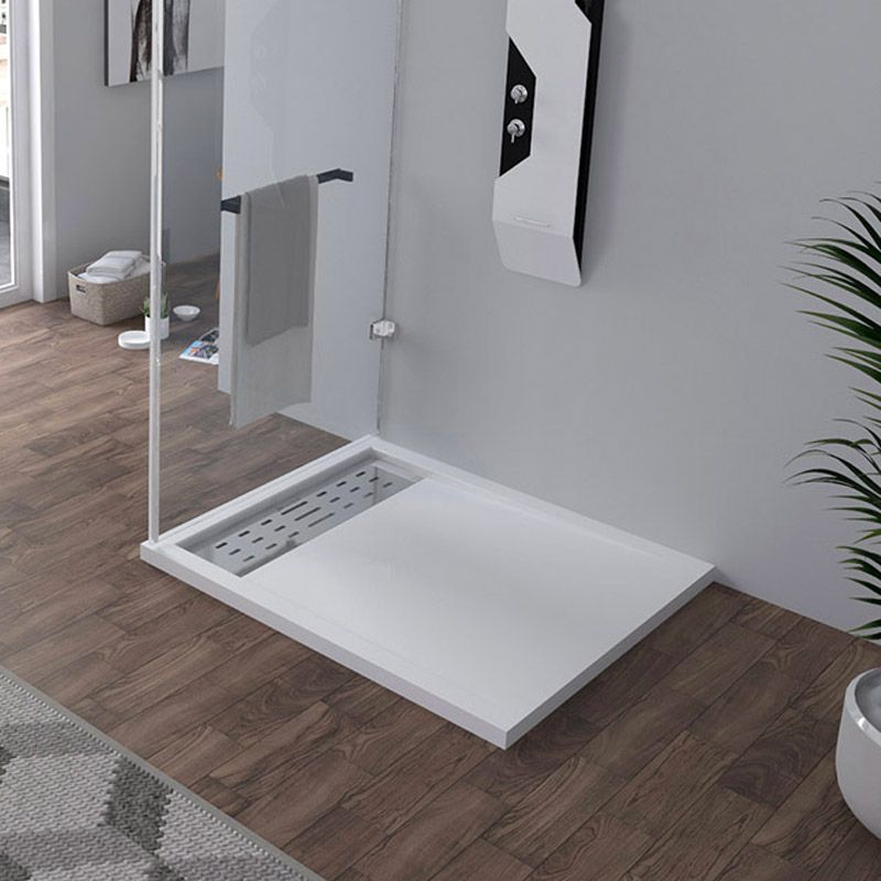 Receveur de douche en Gel coat ALICANTE Blanc 100x90cm