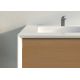 Meuble de salle de bain Piazza 1600 Bois naturel et Blanc