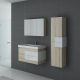 Meuble de salle de bain ARCOLA Scandinave et Blanc