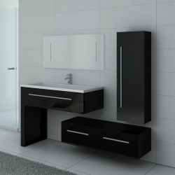 Meuble de salle de bain DIS9251 Noir