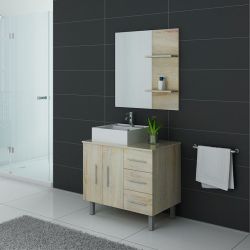 Meuble salle de bain simple vasque FLORENCE Scandinave