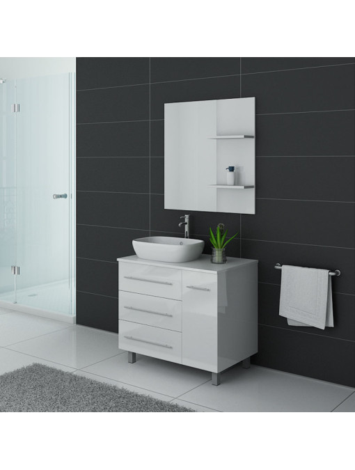 Meuble de salle de bain TOSCANE Blanc