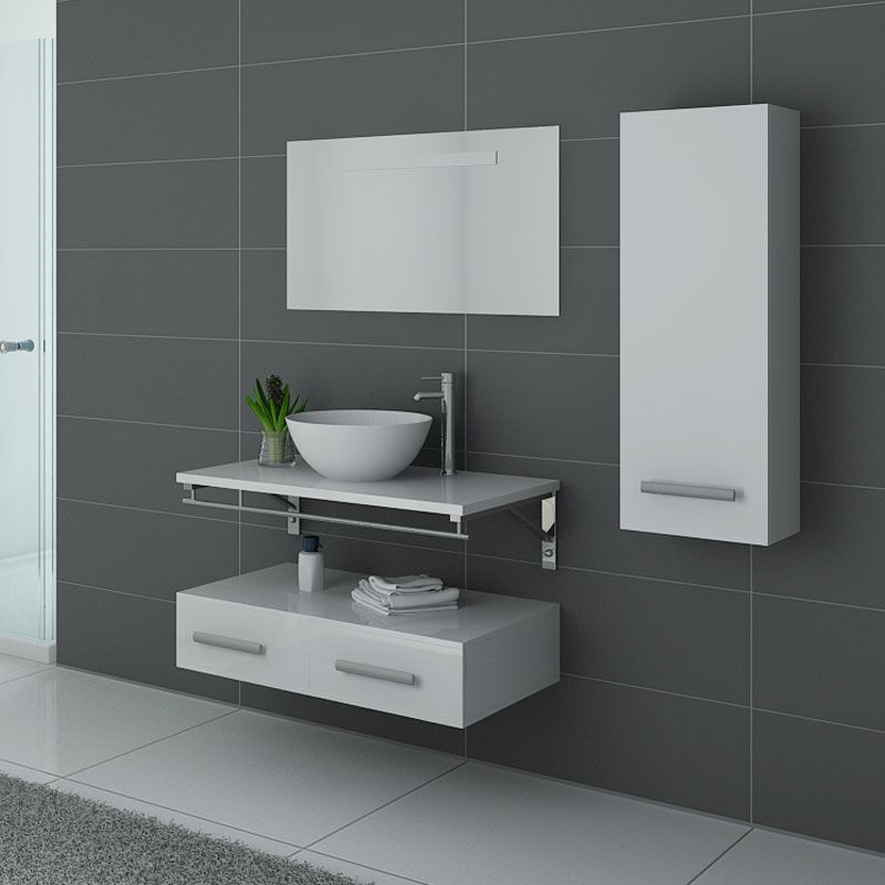 Meuble de salle de bain Blanc VIRTUOSE