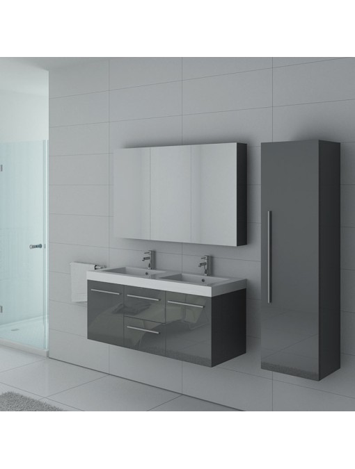 Meuble de salle de bain PALERME Gris Taupe